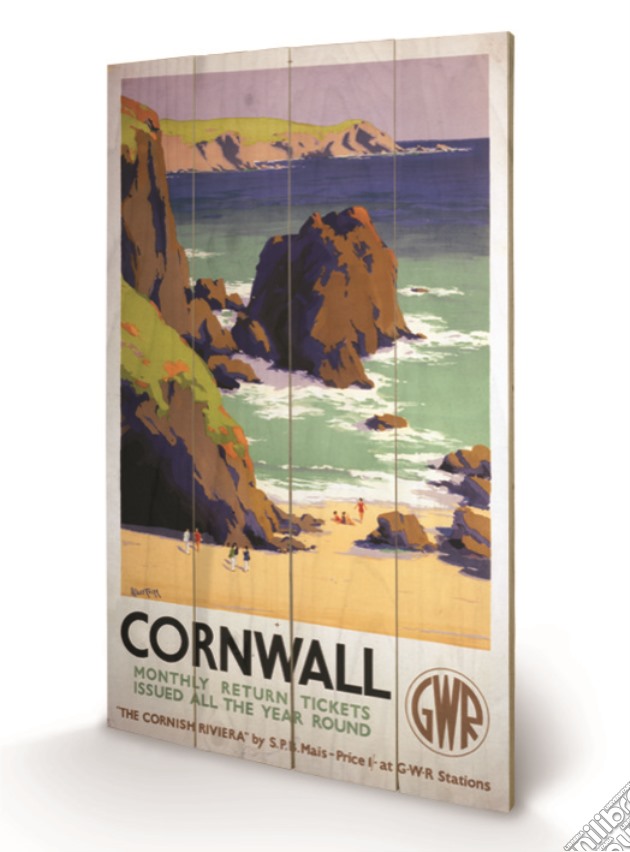 Cornwall - 5 (Stampa Su Legno 76X45Cm) gioco di Pyramid