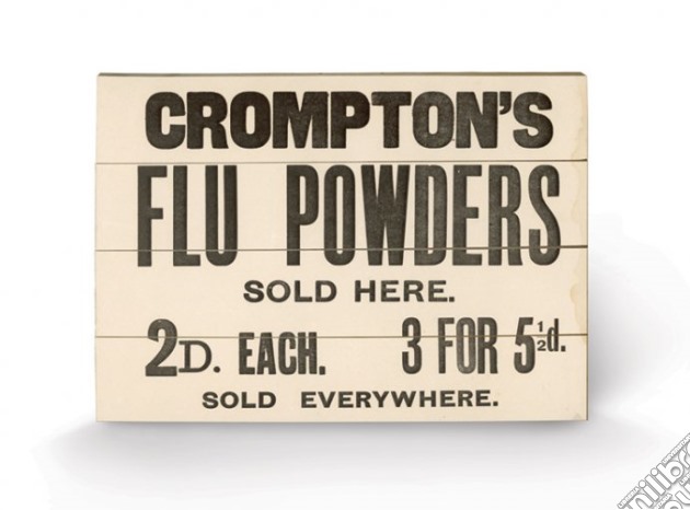 Compton'S Flu Powders (Stampa Su Legno 59X40Cm) gioco di Pyramid