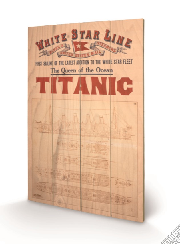 Titanic - 12 (Stampa Su Legno 59X40Cm) gioco di Pyramid