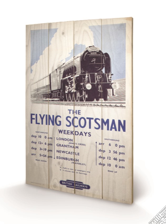 The Flying Scotsman - 2 (Stampa Su Legno 59X40Cm) gioco di Pyramid