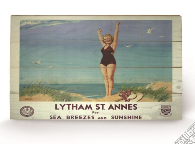 Lytham St Annes - 2 (Stampa Su Legno 76X45Cm) gioco di Pyramid