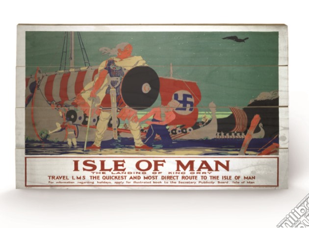 Isle Of Man - 2 (Stampa Su Legno 76X45Cm) gioco di Pyramid