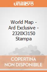 World Map - Ard Exclusive - 2320X3150 Stampa gioco di Pyramid