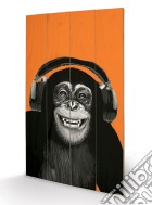 Pyramid: Chimpanzee Headphones (Stampa Su Legno 76x45cm) giochi