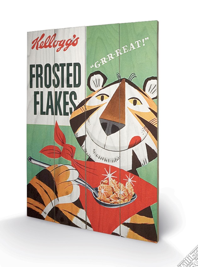 Vintage Kelloggs - Frosted Flakes (Stampa Su Legno 59X40Cm) gioco di Pyramid