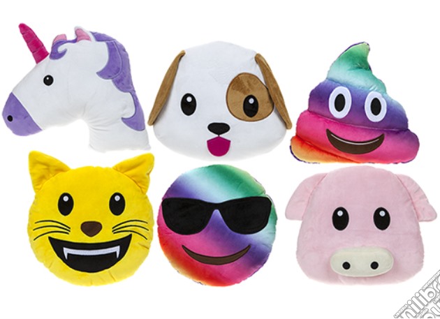 Emoticon Emoji - Peluche Emoticon Peluche Mix Arcobaleno 30 Cm Soft (un articolo senza possibilità di scelta) gioco di PTS