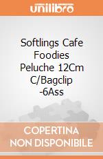 Softlings Cafe Foodies Peluche 12Cm C/Bagclip -6Ass gioco