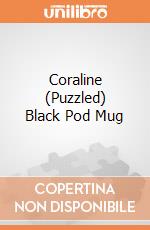 Coraline (Puzzled) Black Pod Mug giochi