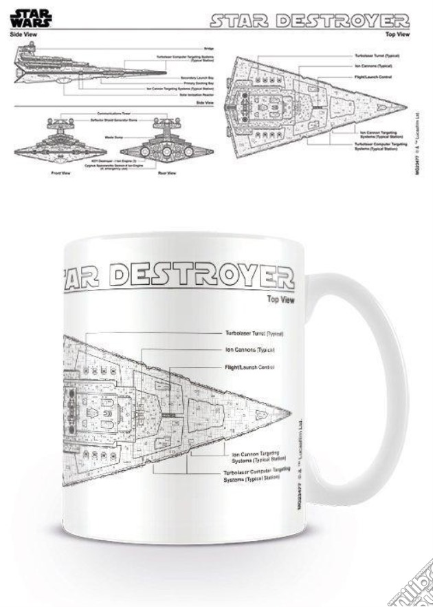 Star Wars: Star Destroyer Sketch -Mug- (Tazza) gioco