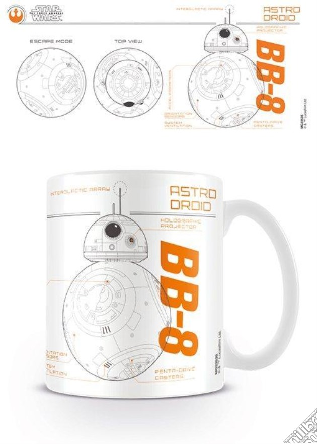 Star Wars: Episode VII - BB8 Sketch -Mug- (Tazza) gioco