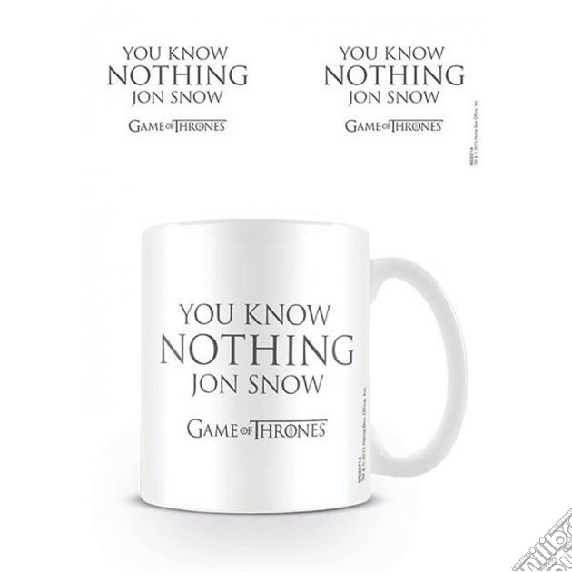 Game Of Thrones: Pyramid - You Know Nothing Jon Snow -Mug- (Tazza) gioco