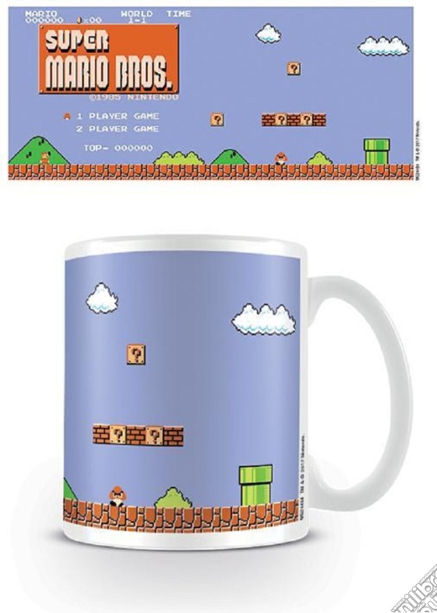 Nintendo: Super Mario - Retro Title -Mug- (Tazza) gioco di TimeCity
