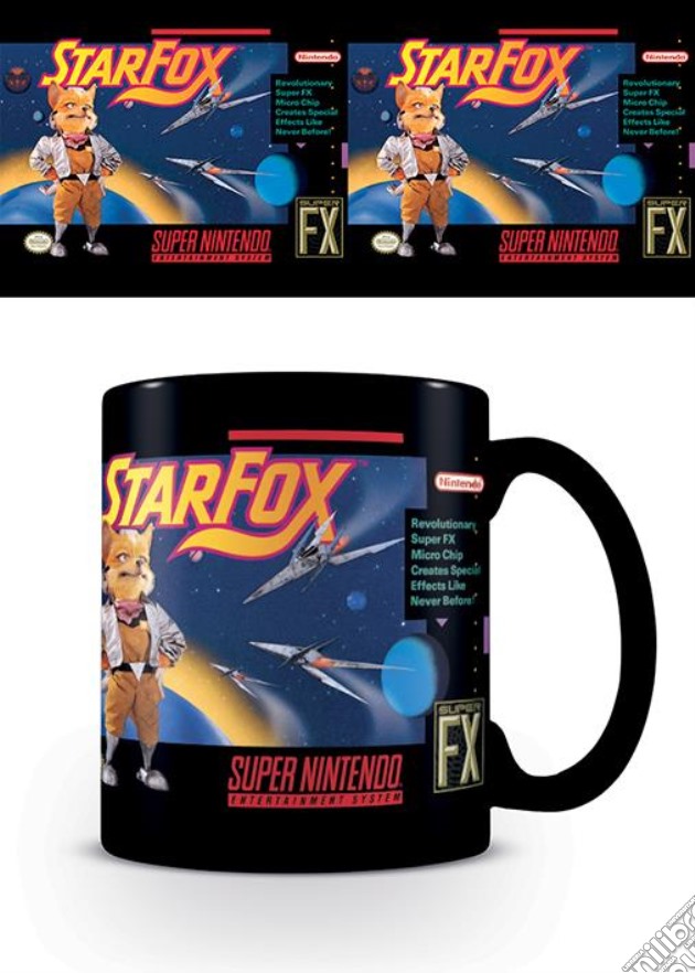 Nintendo: Super Nintendo (Star Fox) Black Mug (Tazza) gioco