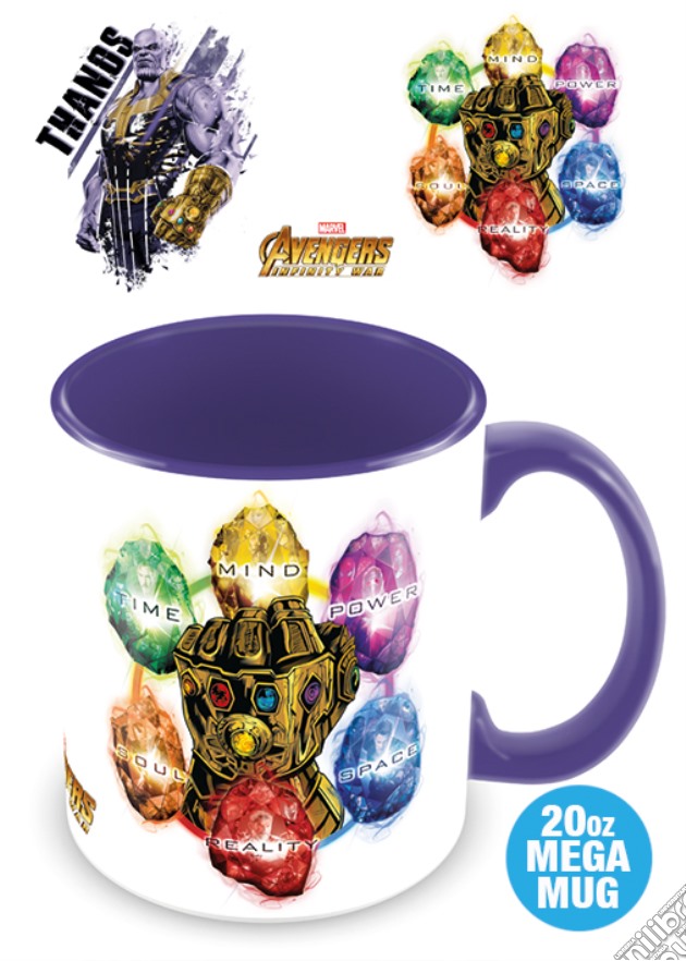Avengers Infinity War (Thanos) Mega Mug (Tazza Termosensibile) gioco