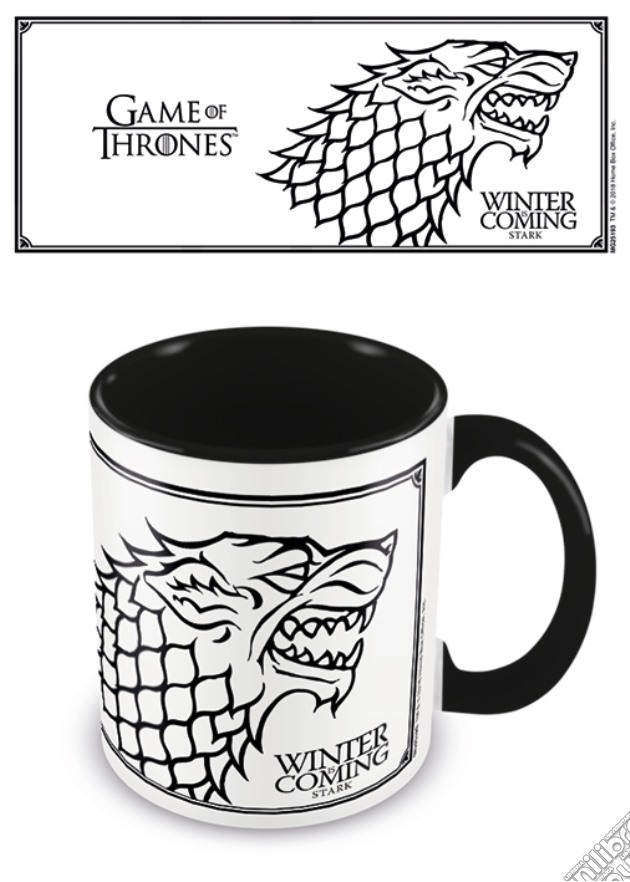 Game Of Thrones (Stark) Black Mug (Tazza) gioco