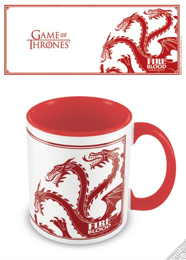 Game Of Thrones (Targaryen) Red Mug (Tazza) gioco