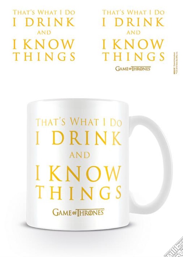 Game Of Thrones (Drink & Know Things) Mug (Tazza) gioco