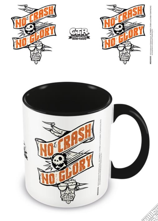 Crash Bandicoot: Pyramid - Crash Team Racing - No Cars No Glory -Coloured Inner Mug- (Tazza) gioco di Pyramid