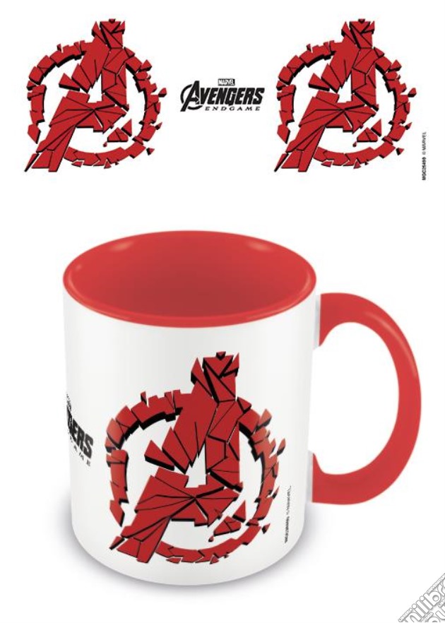 Avengers: Endgame (Shattered Logo) Red Inner C Mug (Tazza) gioco