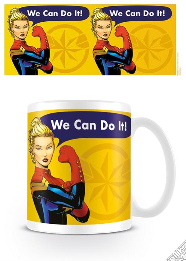 Captain Marvel (We Can Do It) Mug (Tazza) gioco di Pyramid