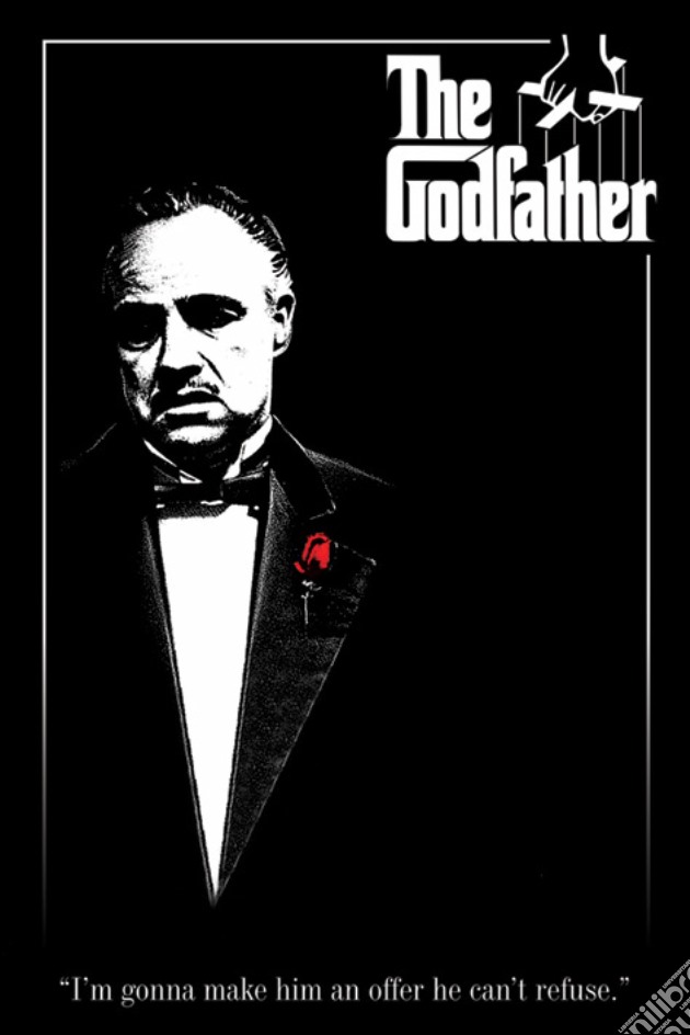Godfather (The): Pyramid - Red Rose (Poster Maxi 61X91,5 Cm) gioco di Pyramid