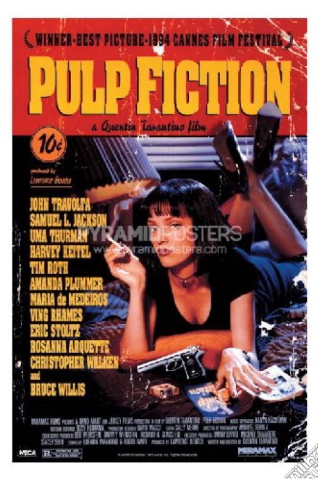 Pulp Fiction: Cover (Poster 61X91,5 Cm) gioco di Pyramid Posters