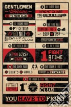 Fight Club: Pyramid - Rules Infographic (Poster Maxi 61X91,5 Cm) giochi