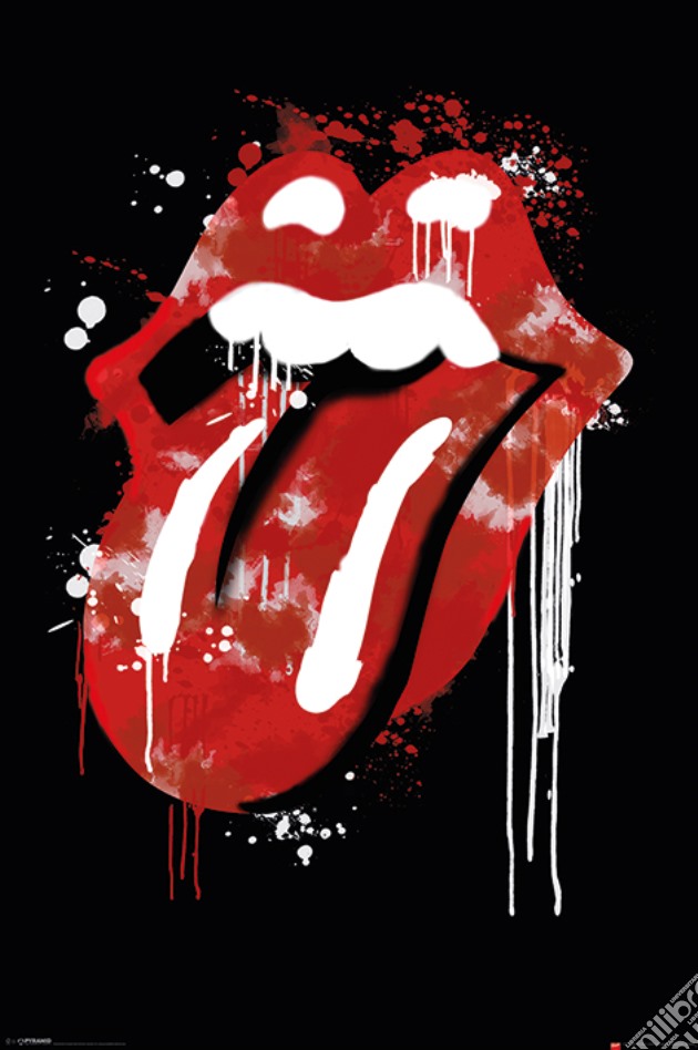 Rolling Stones - Graffiti Lips (Poster Maxi 61X91,5 Cm) gioco di Pyramid