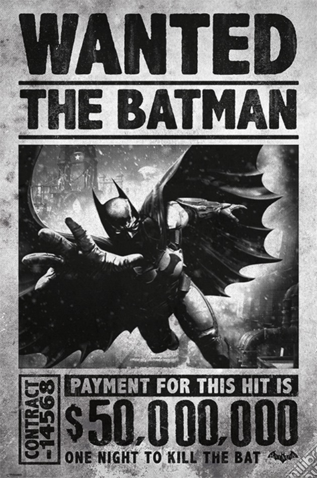 Batman Arkham Origins - Wanted (Poster Maxi 61X91,5 Cm) gioco di Pyramid