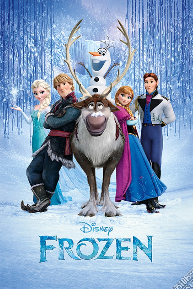 Frozen - Cast (Poster Maxi 61X91,5 Cm) gioco di Pyramid