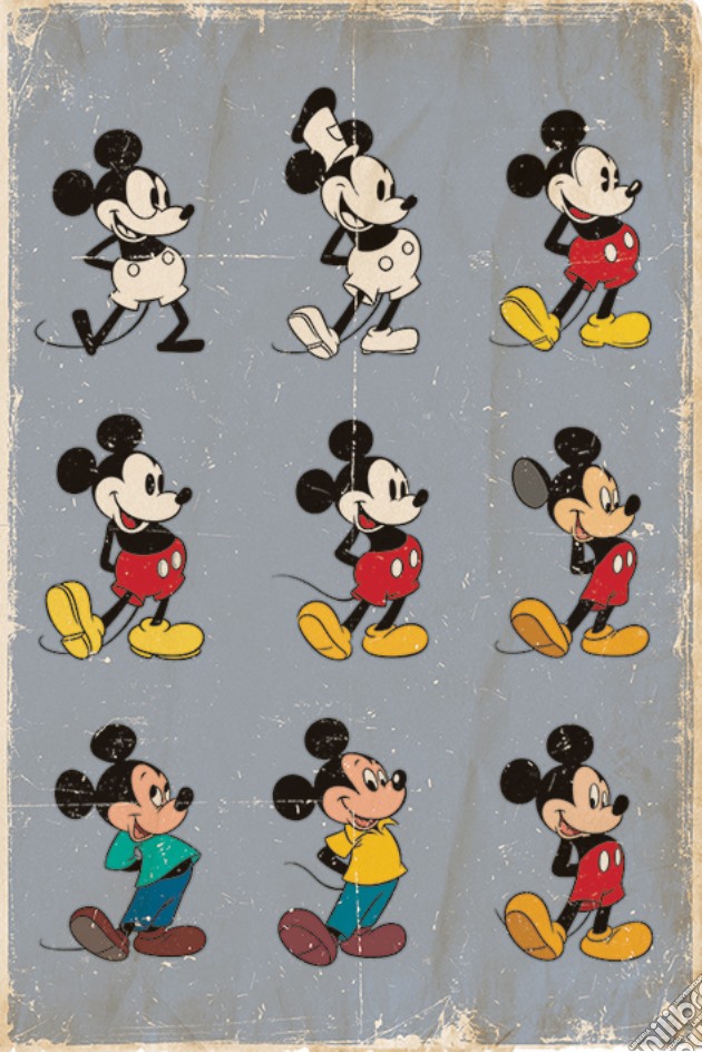 Mickey Mouse - Evolution (Poster Maxi 61X91,5 Cm) gioco di Pyramid