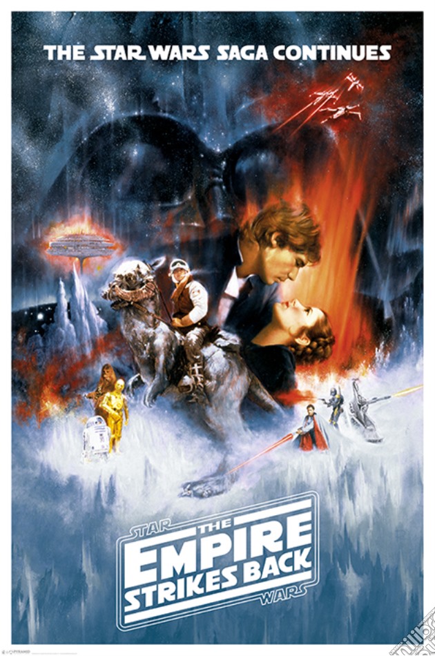 Star Wars The Empire Strikes Back - One Sheet (Poster Maxi 61X91,5 Cm) gioco di Pyramid