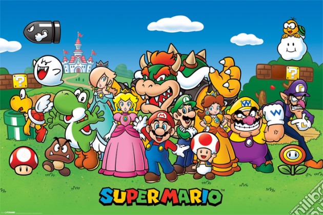 Super Mario - Characters (Poster Maxi 61X91,5 Cm) gioco di Pyramid