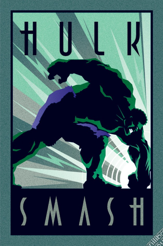 Marvel Deco - Hulk (Poster Maxi 61X91,5 Cm) gioco di Pyramid