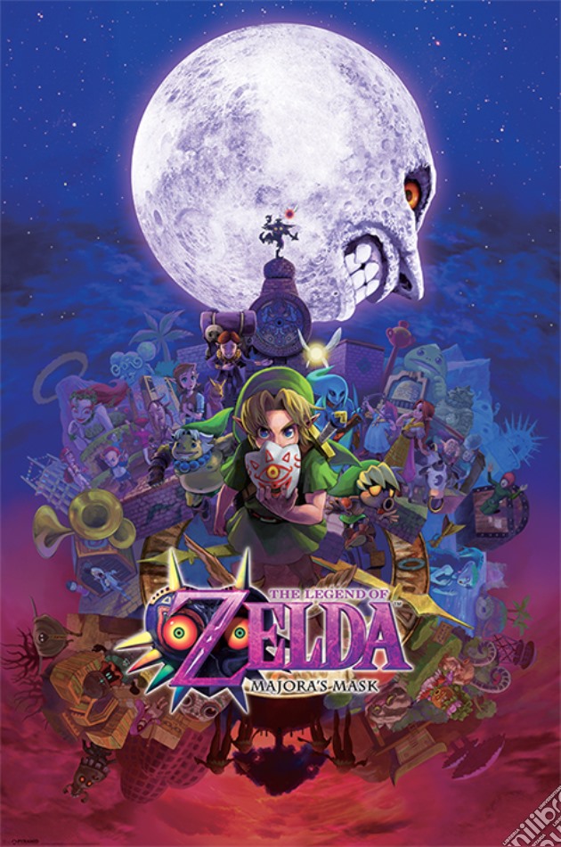 Nintendo: Pyramid - The Legend Of Zelda - Majora's Mask (Poster Maxi 61X91,5 Cm) gioco di Pyramid