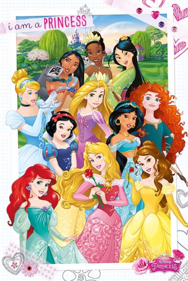 Disney Princess - I Am A Princess (Poster Maxi 61X91,5 Cm) gioco di Pyramid