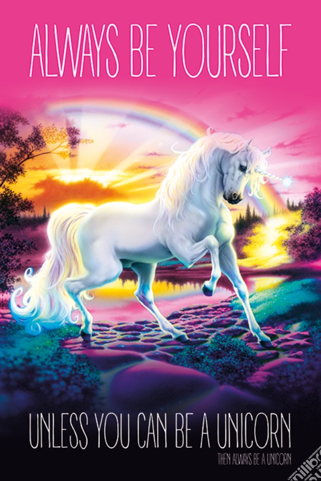 Unicorn - Always Be Yourself (Poster Maxi 61X91,5 Cm) gioco di Pyramid
