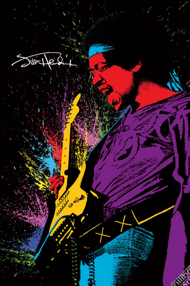 Jimi Hendrix - Paint (Poster Maxi 61X91,5 Cm) gioco di Pyramid