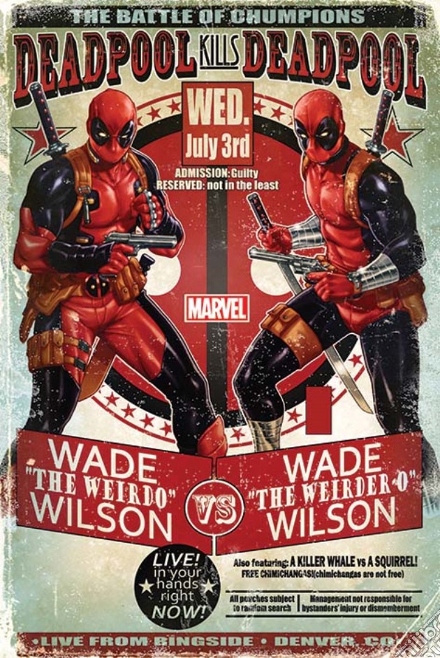 Marvel: Pyramid - Deadpool - Wade Vs Wade (Poster Maxi 61X91,5 Cm) gioco di Pyramid