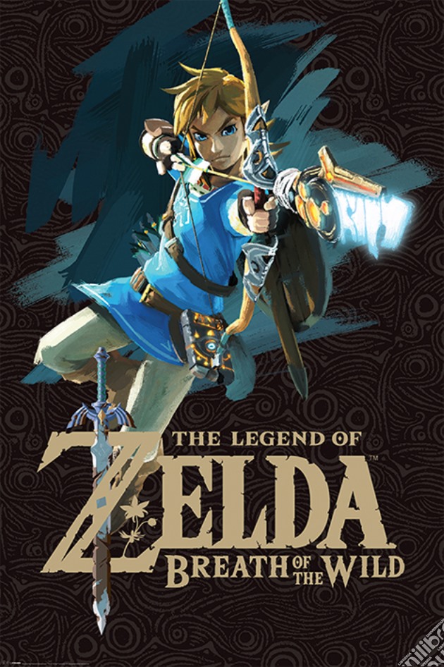 Nintendo: Pyramid - The Legend Of Zelda - Breath Of The Wild - Game Cover (Poster Maxi 61X91,5 Cm) gioco di Pyramid