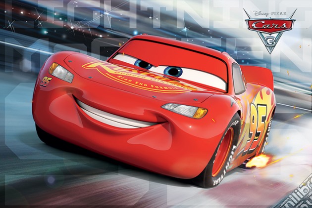 Cars 3 - Mcqueen Race (Poster Maxi 61x91,5 Cm) gioco
