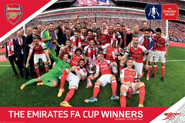 Arsenal Fc - Fa Cup Winners (Poster Maxi 61x91,5 Cm) gioco di Pyramid