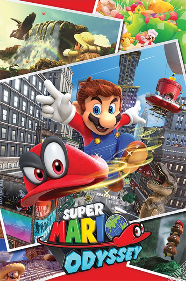 Super Mario Odyssey - Collage (Poster Maxi 61X91,5 Cm) gioco