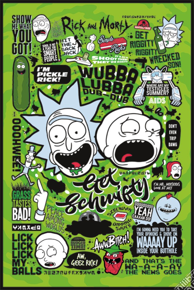 Rick And Morty (Quotes) (Poster Maxi 61X91,5 Cm) gioco