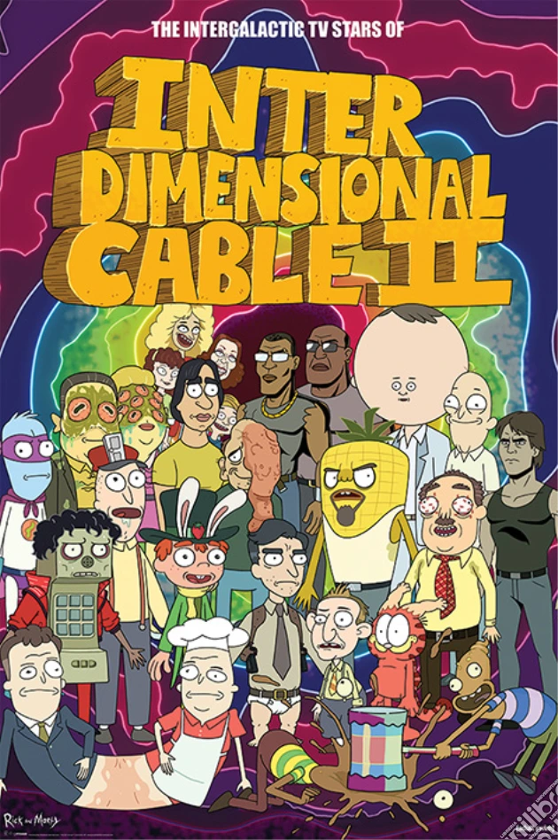 Rick And Morty - Stars Of Interdimensional Cable (Poster Maxi 61X91,5 Cm) gioco