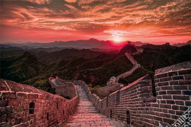 Pyramid: Great Wall Of China (The): Sunset (Poster Maxi 61X91,5 Cm) gioco