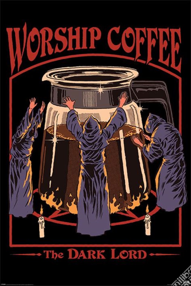 Steven Rhodes: Pyramid - Worship Coffee (Poster Maxi 61X91,5 Cm) gioco