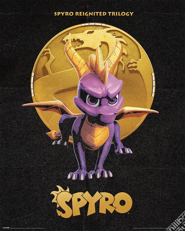 Spyro (Golden Dragon) Mini Poster Poster gioco di Pyramid