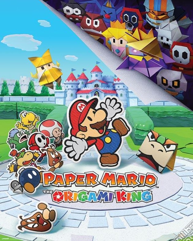 Paper Mario (The Origami King) Mini Poster gioco