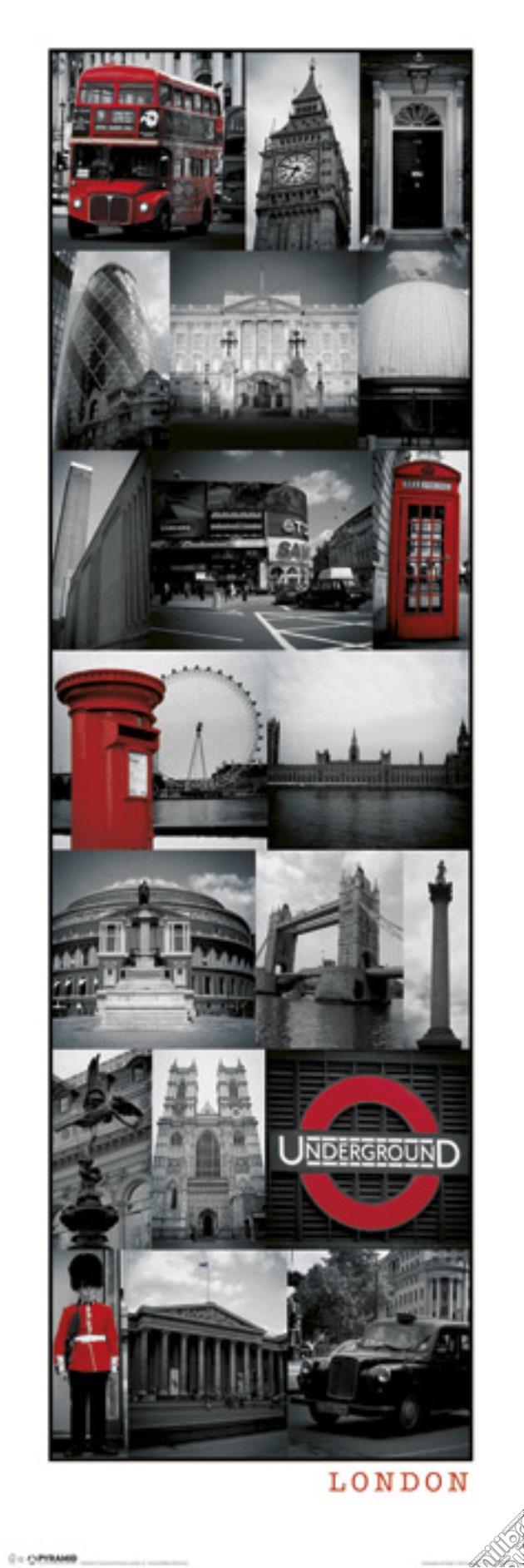 London - Collage (Poster Slim 30X91,5 Cm) gioco di Pyramid